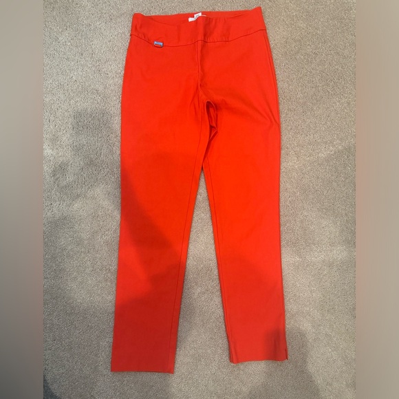 Peck&Peck Women’s Red Cropped Slacks - Picture 3 of 4